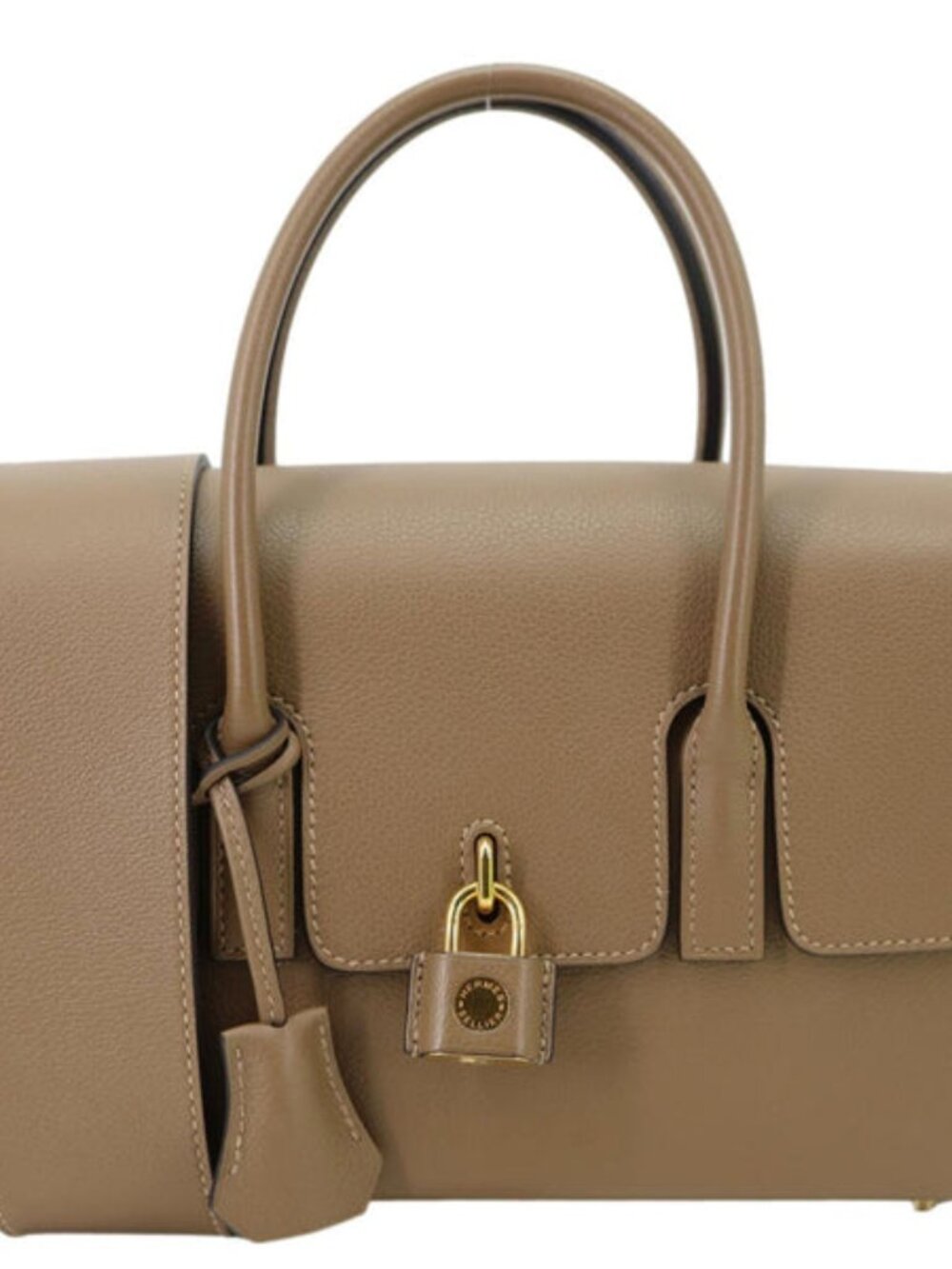 Hermes New Drag 22 Evercolor Leather Shoulder Bag Beige